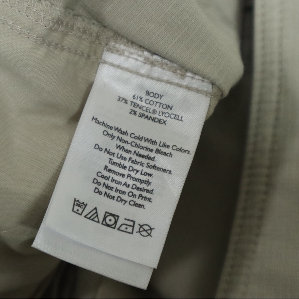 Eddie Bauer Tan Bermuda Shorts Relaxed Fit Cotton Size 6 - Picture 5 of 5